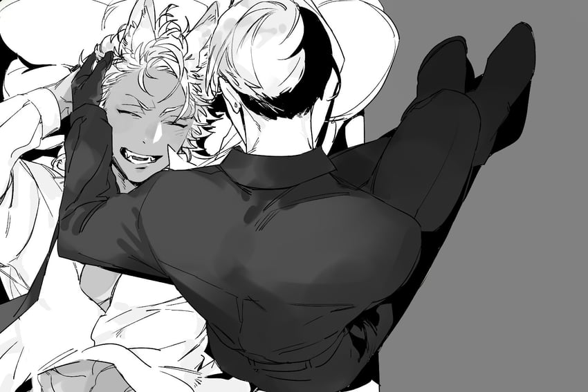 jack howl and divus crewel (twisted wonderland) drawn by shi646