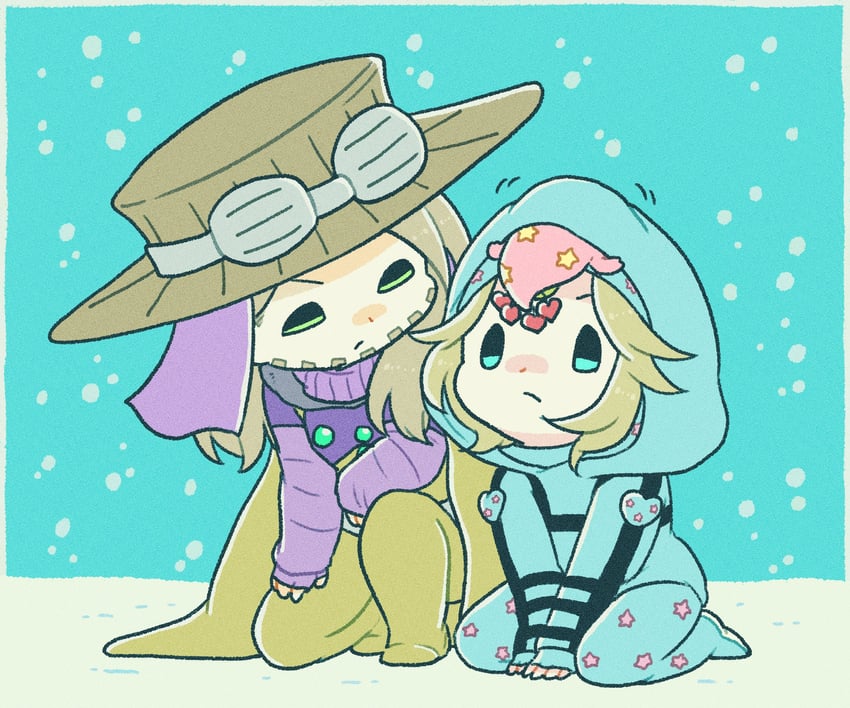 johnny joestar, gyro zeppeli, tusk, and tusk act1 (jojo no kimyou na bouken and 1 more) drawn by m_a_a_m_8