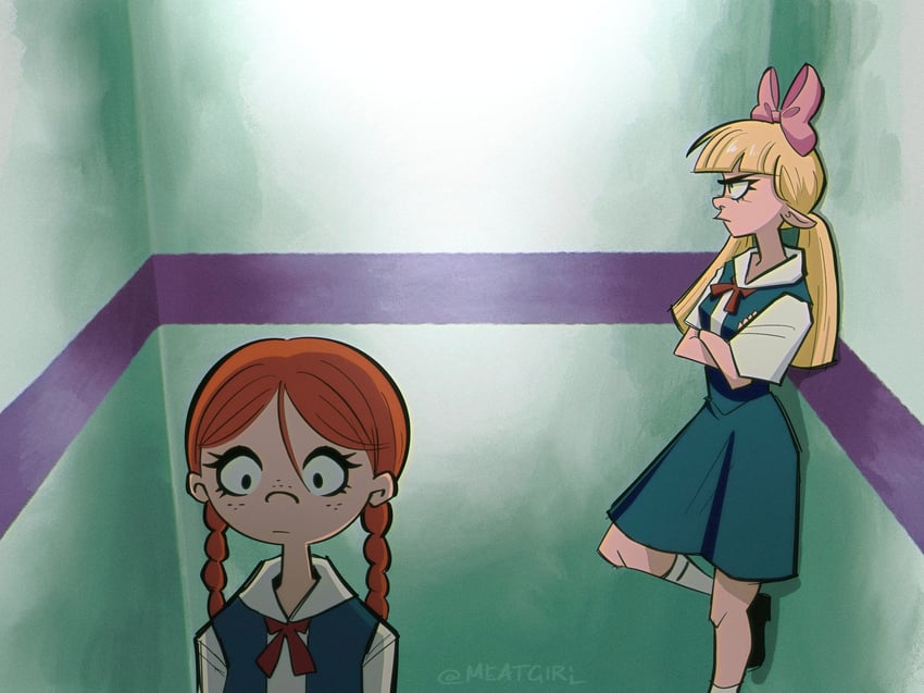 souryuu asuka langley, ayanami rei, helga g pataki, and lila sawyer (neon genesis evangelion and 1 more) drawn by meatgiri