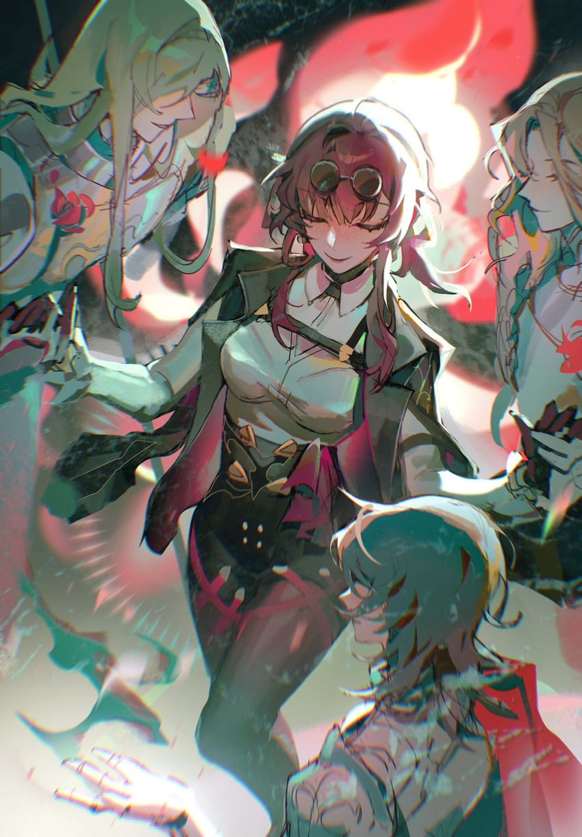 kafka and argenti (honkai and 1 more) drawn by oastlv
