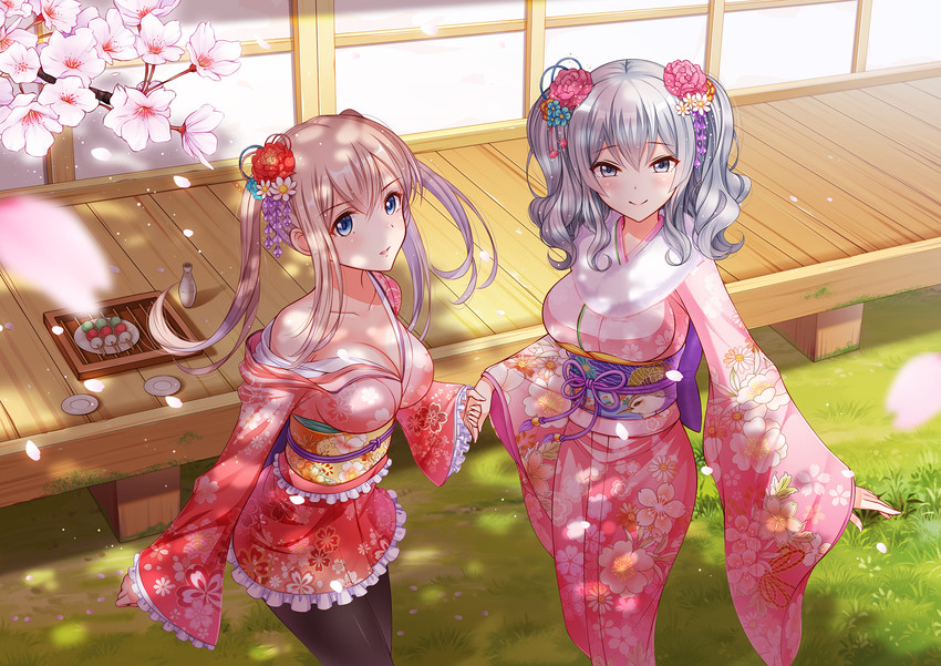kashima and graf zeppelin (kantai collection) drawn by ltt_challenger