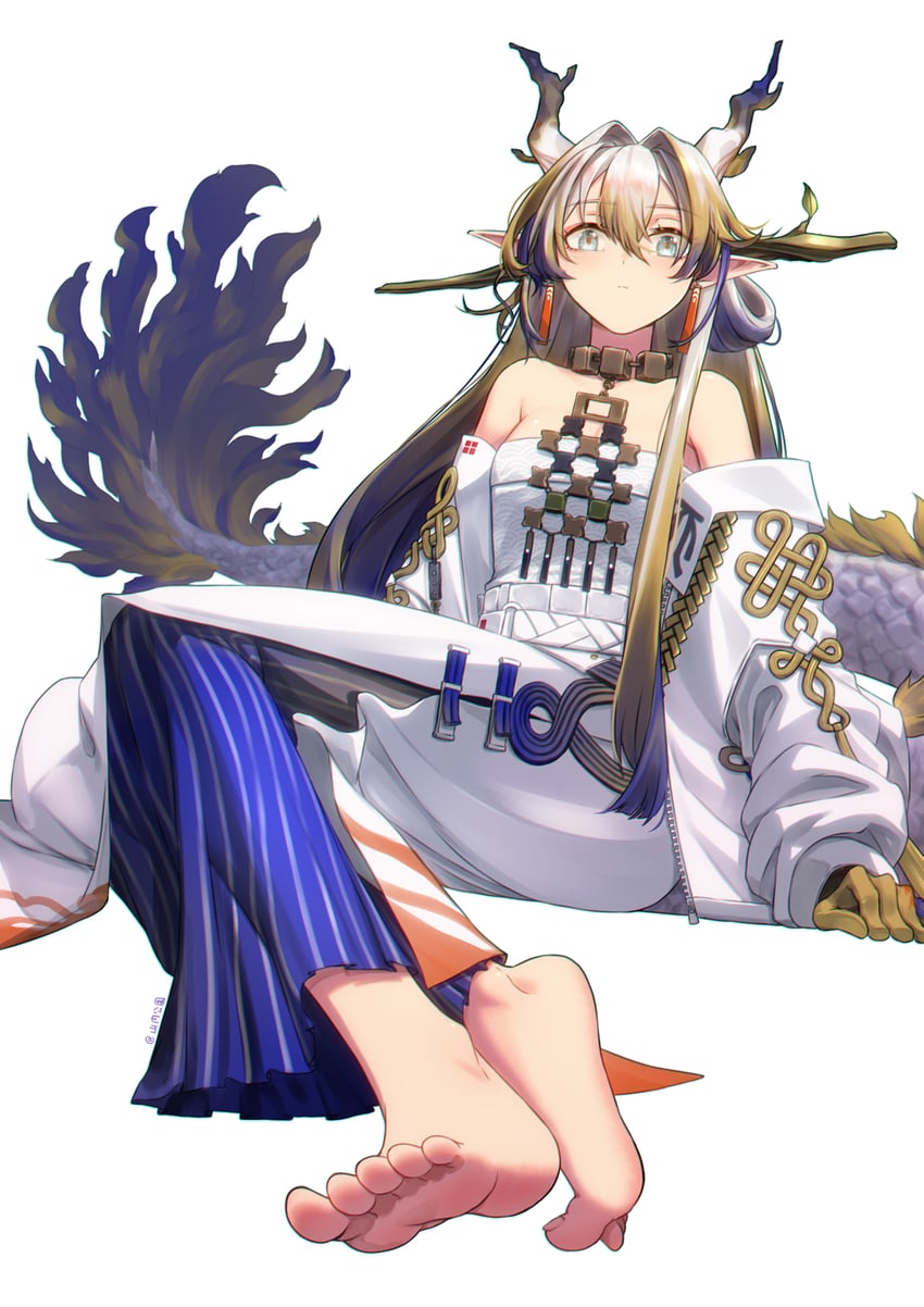 shu (arknights) drawn by yamauchi_(conan-comy)