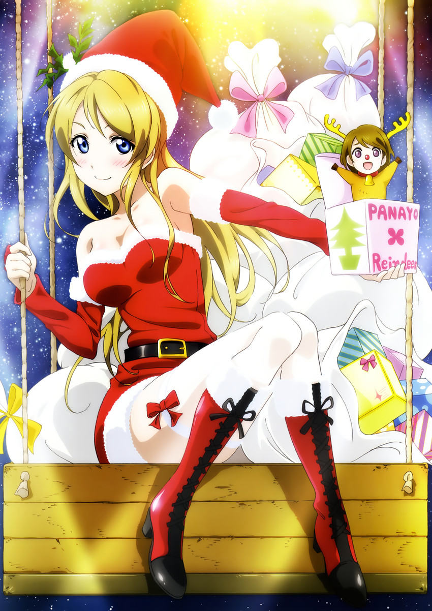 ayase eli and koizumi hanayo (love live! and 1 more)