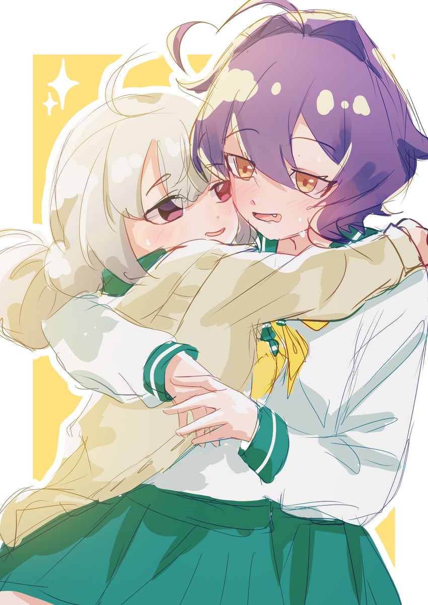 hiiragi utena and araga kiwi (mahou shoujo ni akogarete) drawn by patipafu