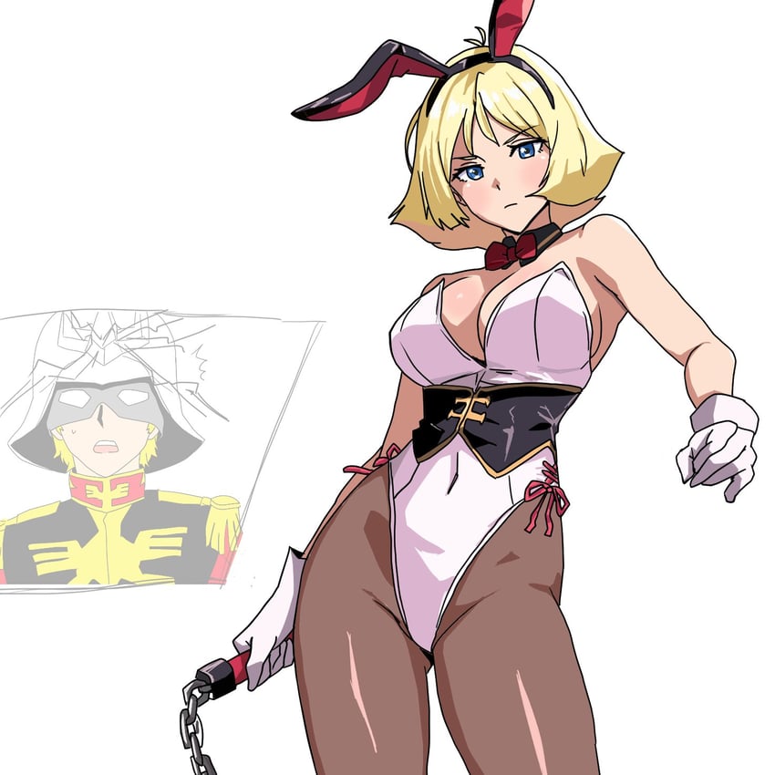 char aznable and sayla mass (gundam and 1 more) drawn by usavivi777