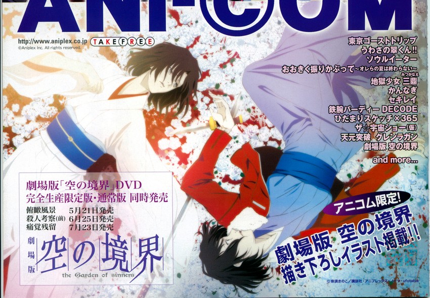 ryougi shiki and void shiki (kara no kyoukai and 1 more)