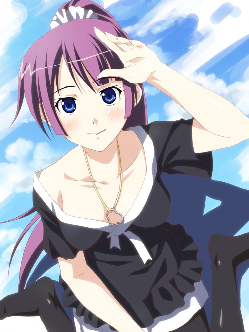 senjougahara hitagi (monogatari and 1 more) drawn by hinata_nao