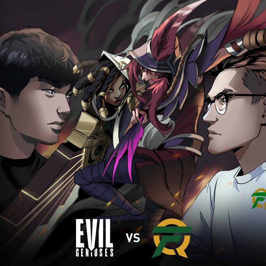 xayah, senna, wildturtle, and bang (league of legends and 3 more) drawn by ffsade