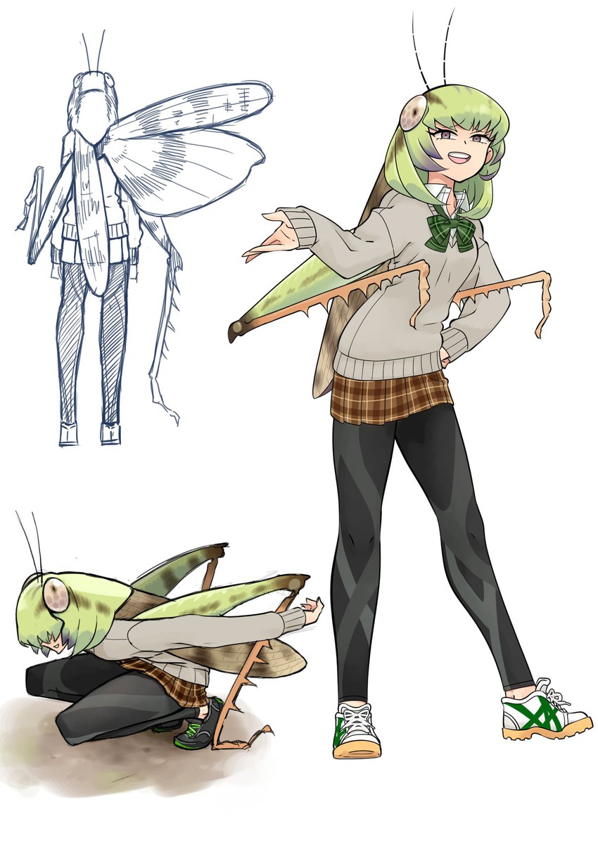 grasshopper inoue (original and 1 more) drawn by evolvingmonkey
