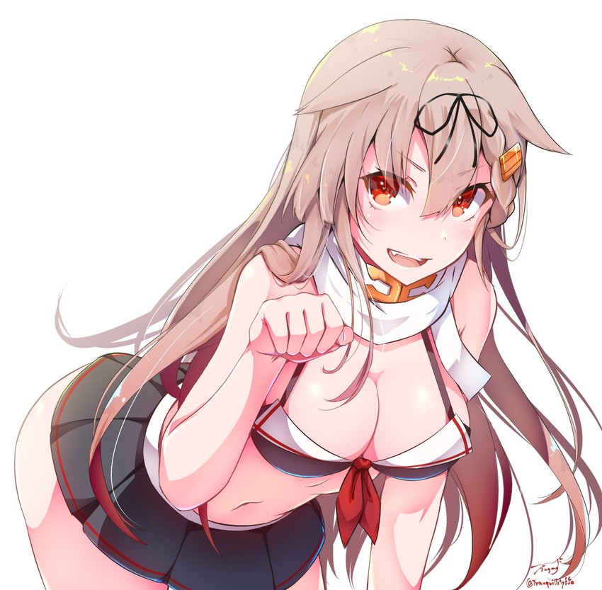 yuudachi and yuudachi kai ni (kantai collection) drawn by baileys_(tranquillity650)