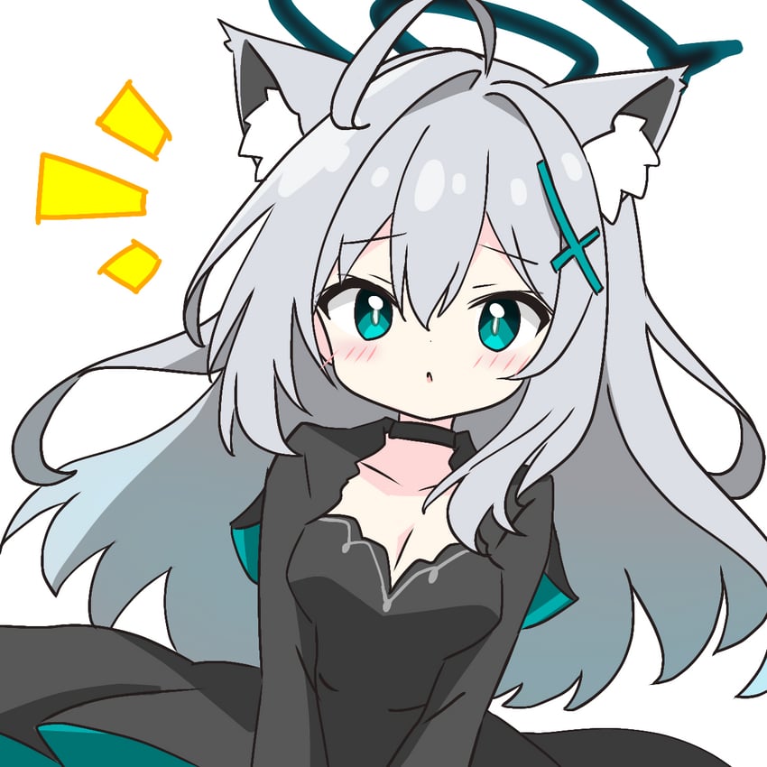 shiroko and shiroko terror (blue archive) drawn by kotatsu-mazoku
