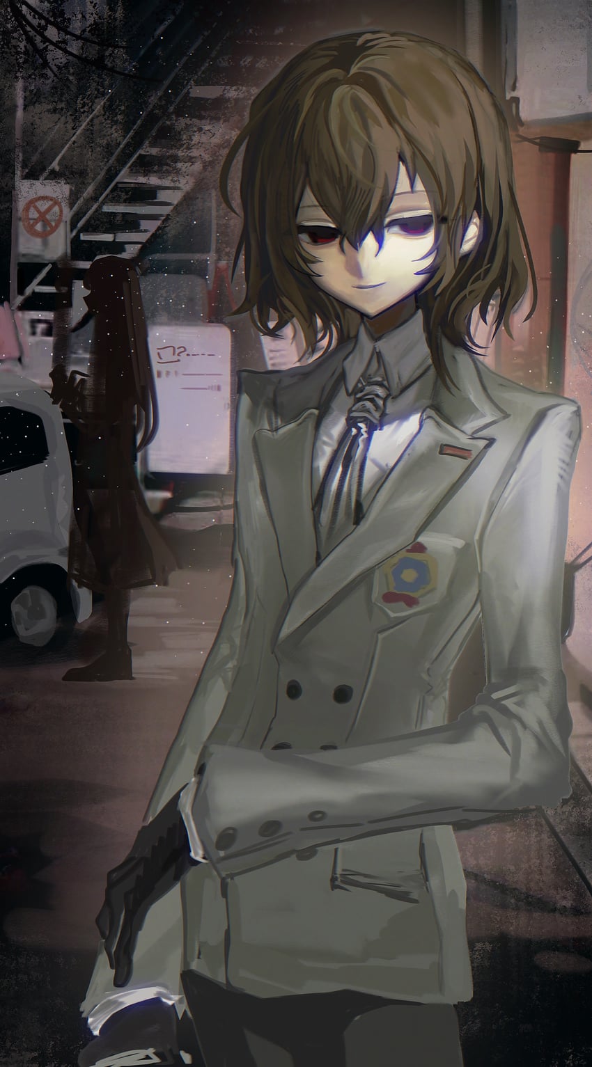 akechi gorou (persona and 1 more) drawn by gao_tongren_wanjiebufu
