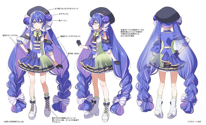 otomachi una (synthesizer v) drawn by hechima_(issindotai)