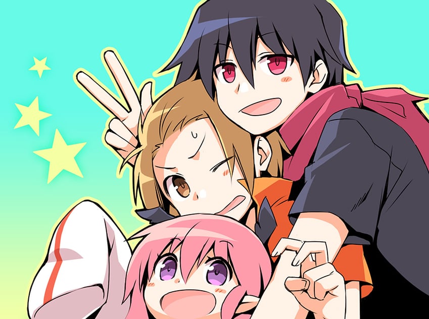 alba, ruki, and ross (sen'yuu.) drawn by minagi_(kei2cat)