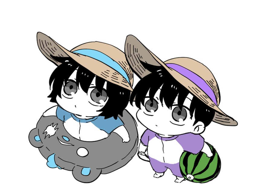 sung jin-woo and tank (solo leveling) drawn by 8mo10