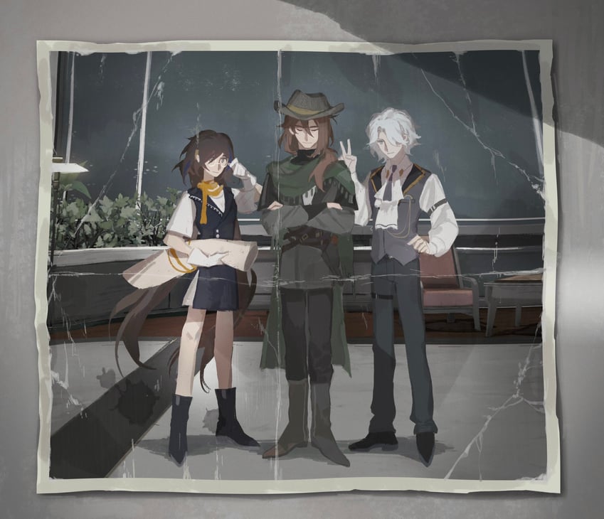 tiernan, mikhail, and razalina (honkai and 1 more) drawn by yuqi555