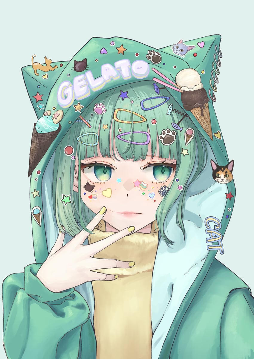 gelatoni (duffy and friends) drawn by hiroha_(hiro_pon_ta)