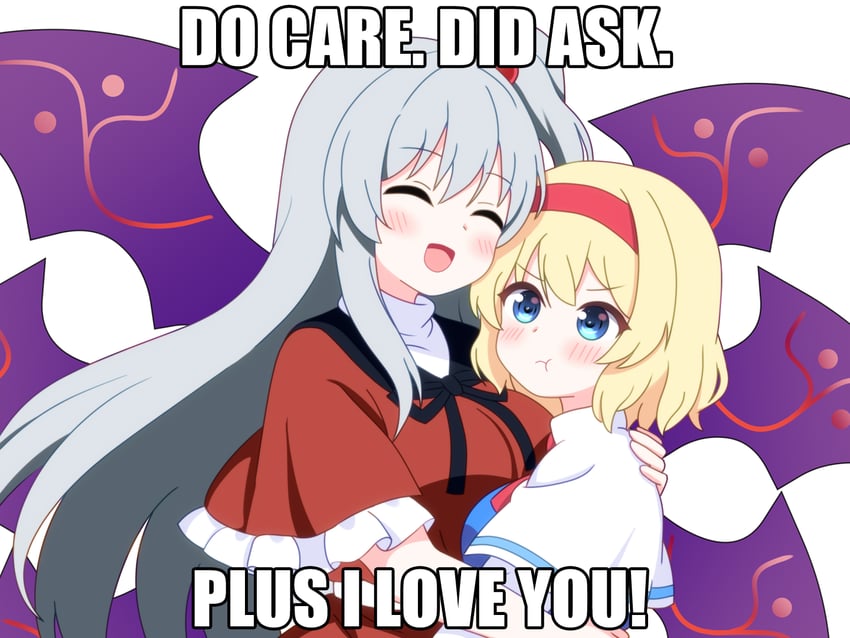 alice margatroid and shinki (touhou) drawn by bnelsey