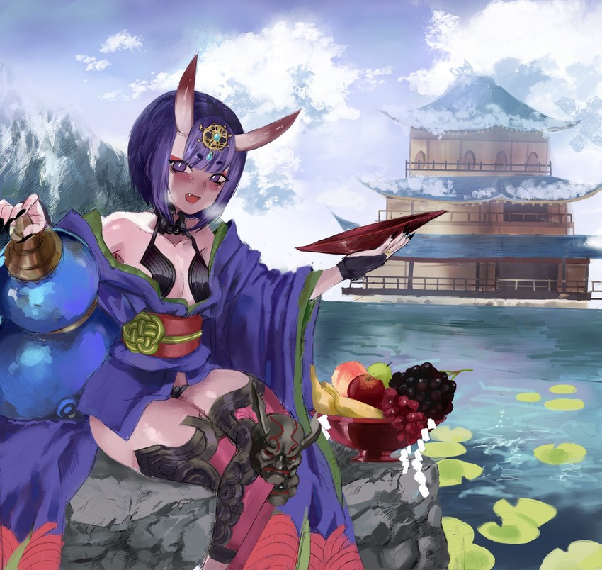 shuten douji (fate and 1 more) drawn by rye_(hyn_uka)