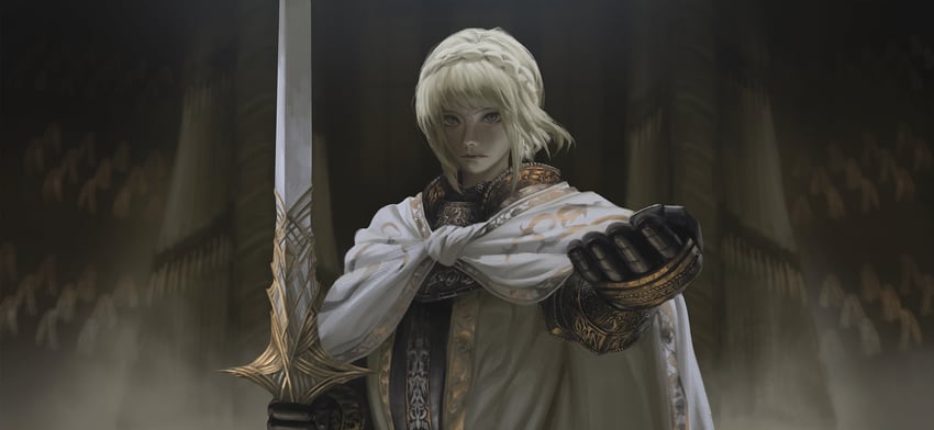 needle knight leda (elden ring and 1 more) drawn by x37tc