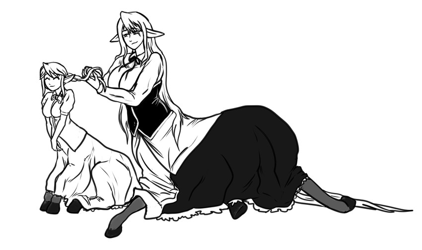 centorea shianus and centorea's mother (monster musume no iru nichijou)