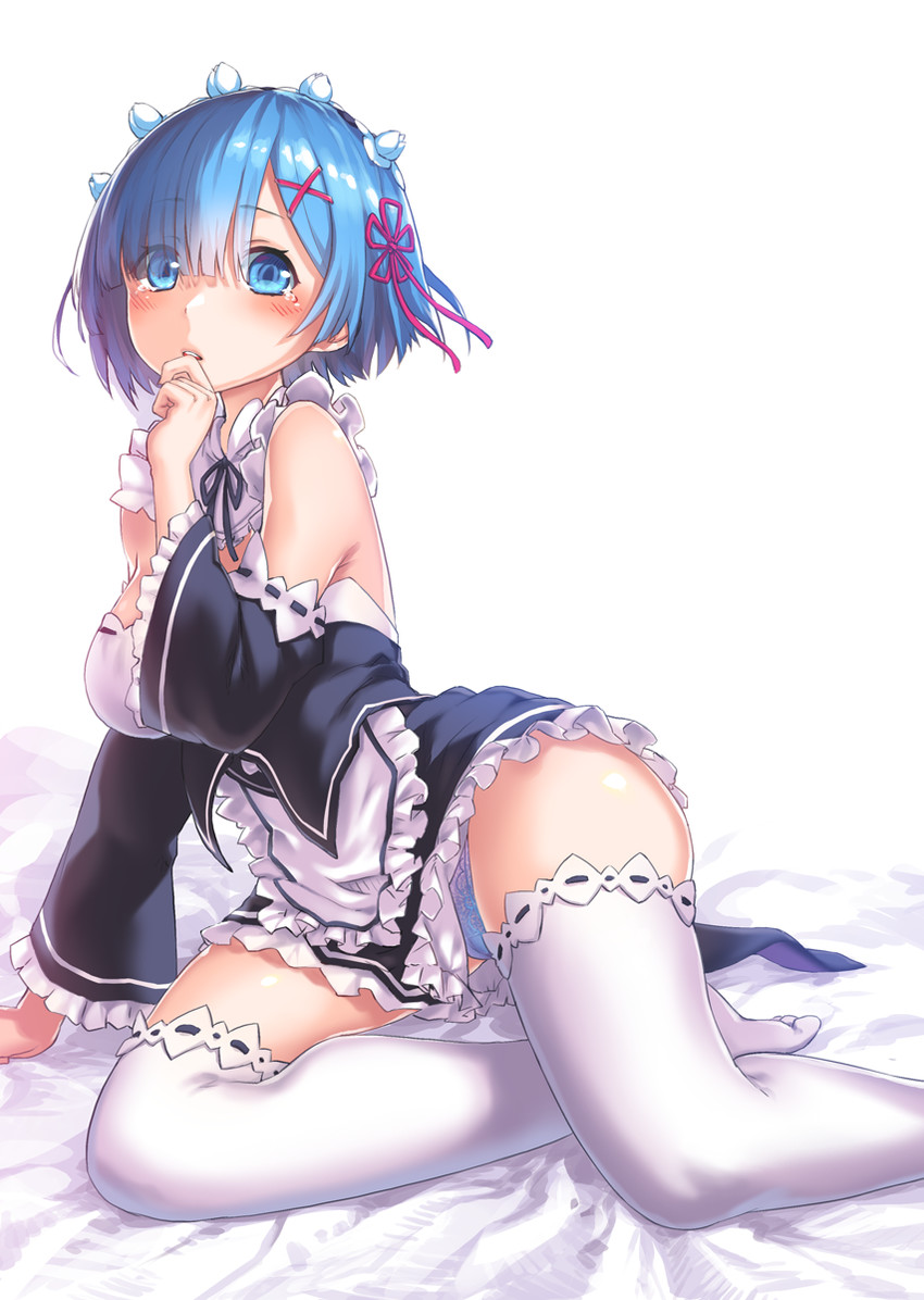 rem (re:zero kara hajimeru isekai seikatsu) drawn by kamome_yuu
