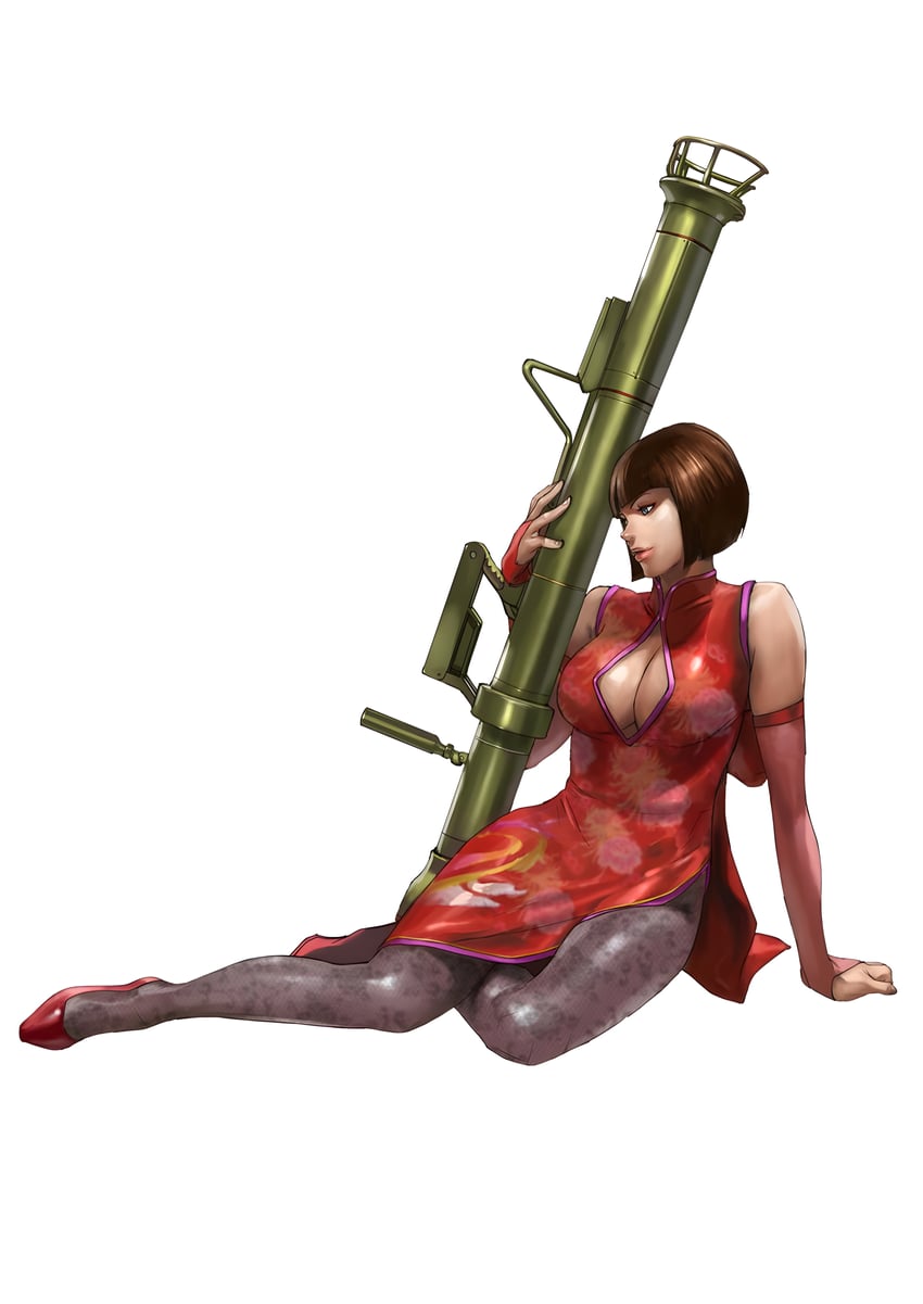 anna williams (tekken and 2 more) drawn by junny
