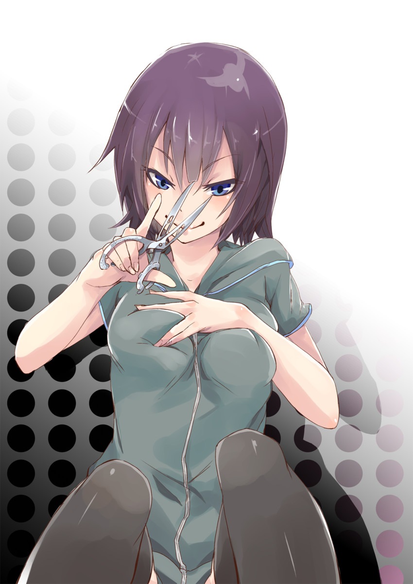 senjougahara hitagi (monogatari and 1 more) drawn by fu-ta