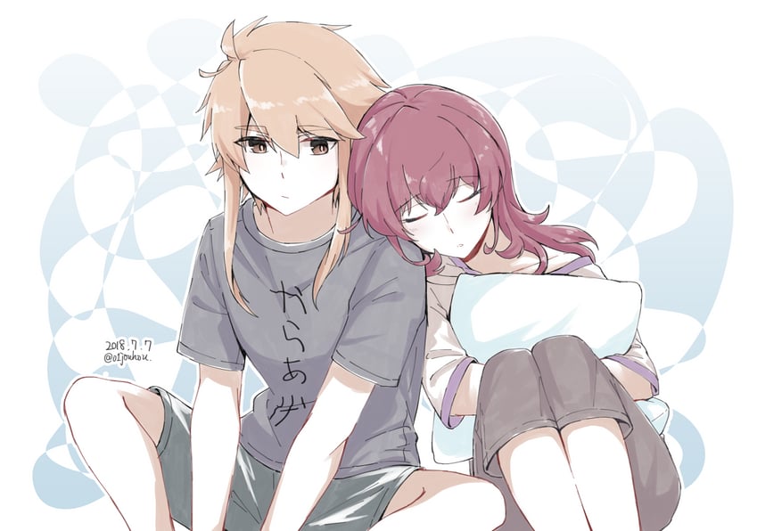 shidou maki and konohana suzuka (toji no miko) drawn by jouhou
