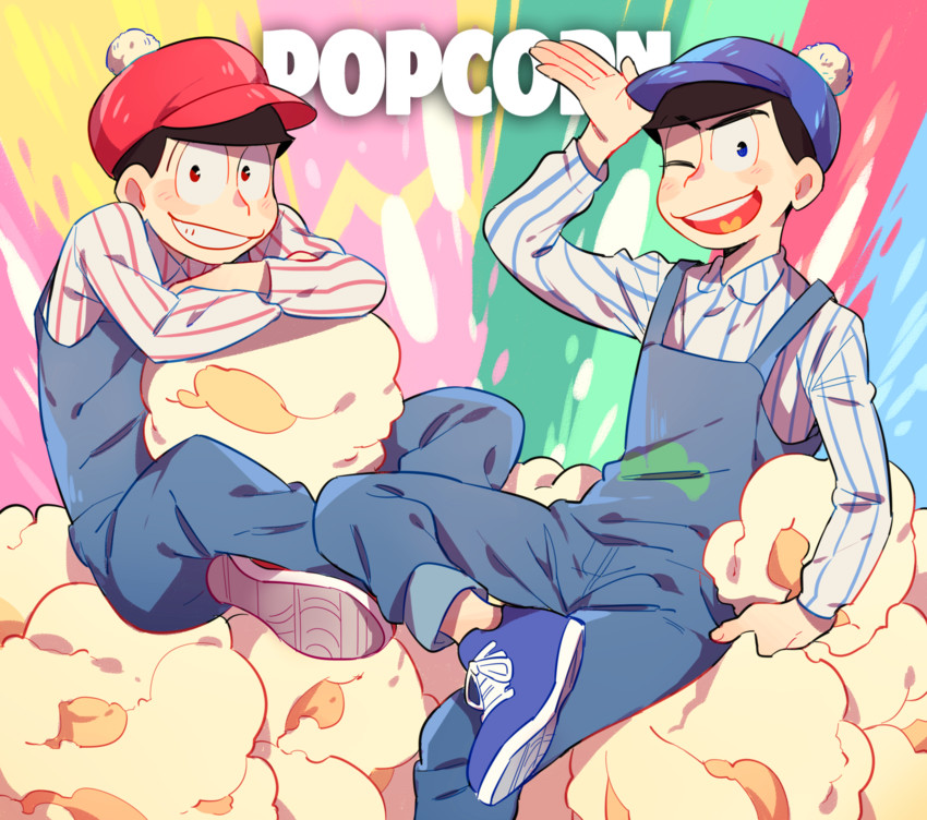 matsuno osomatsu and matsuno karamatsu (osomatsu and 2 more) drawn by o2_(o2mm)