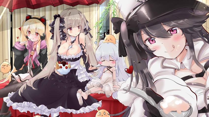 manjuu, formidable, le malin, pamiat merkuria, and concord (azur lane) drawn by tonchinkan