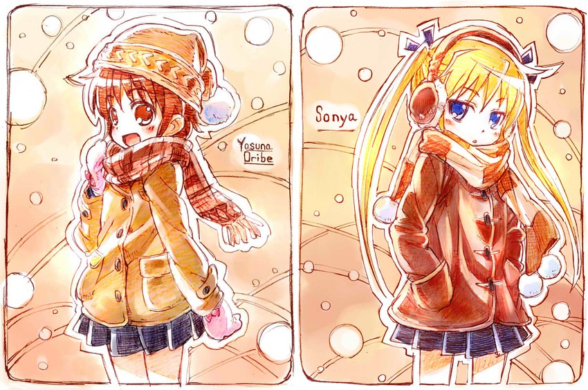 sonya and oribe yasuna (kill me baby) drawn by sakino_shingetsu