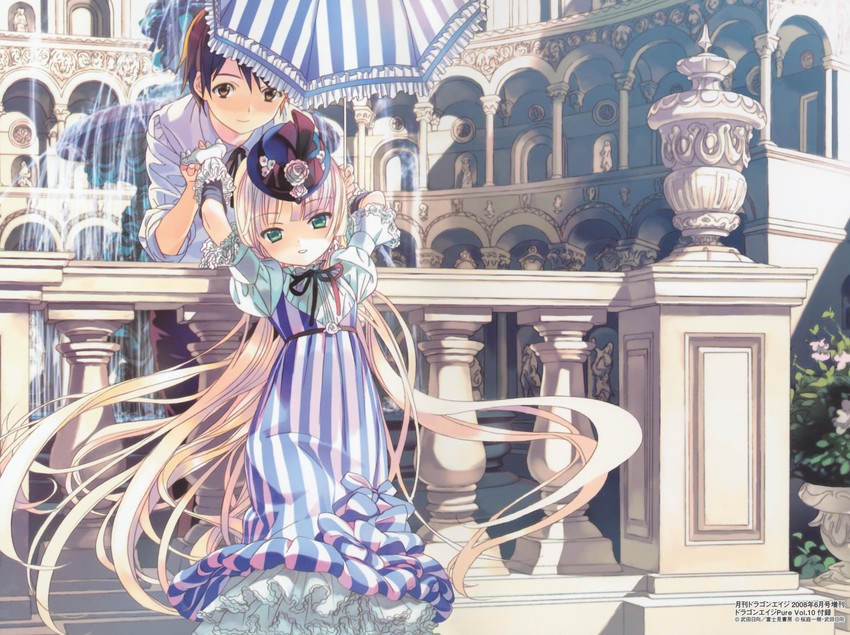 victorica de blois and kujou kazuya (gosick) drawn by takeda_hinata