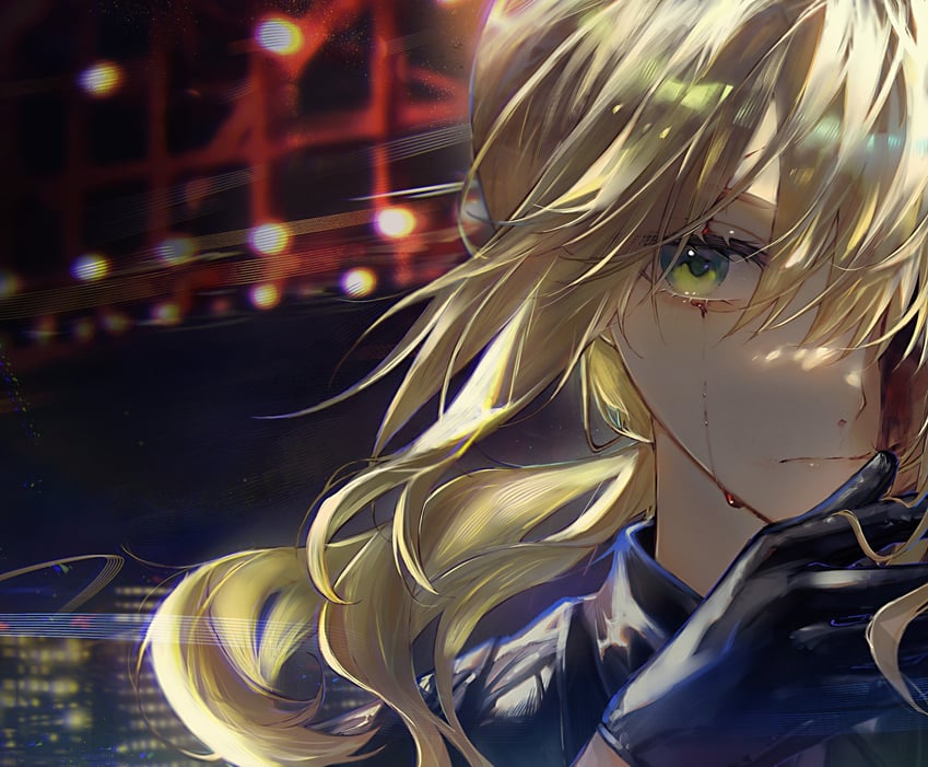 artoria pendragon and saber (fate and 1 more) drawn by nigiri