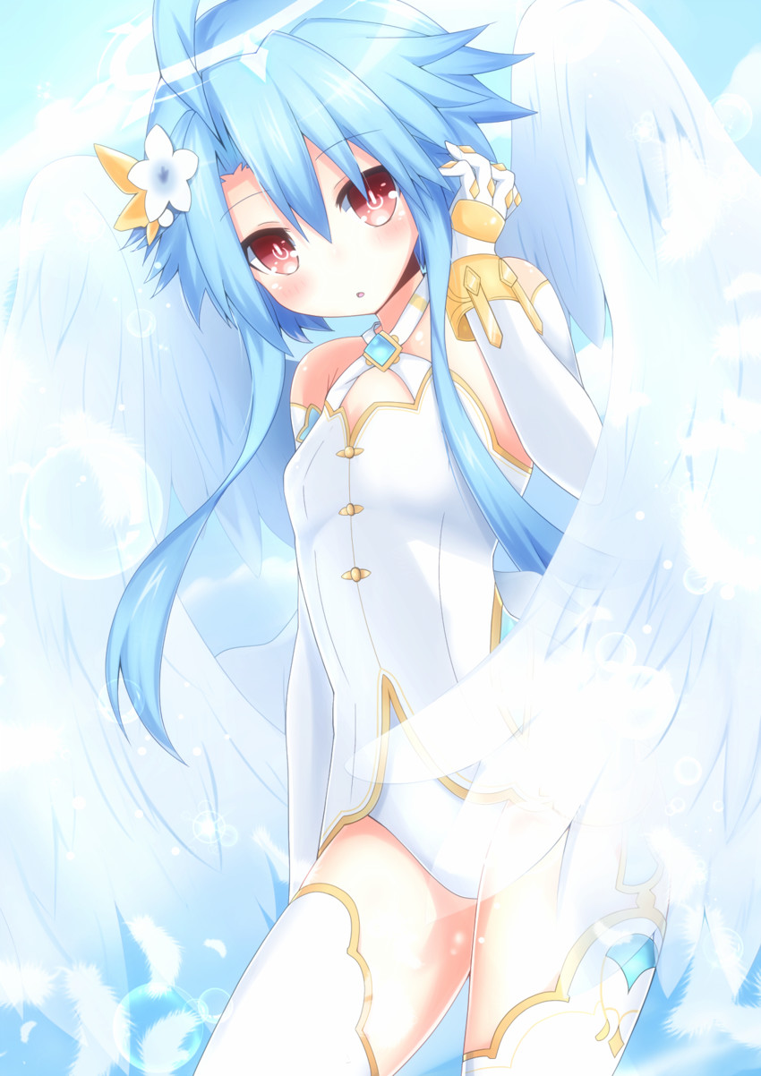 white heart (neptune and 1 more) drawn by shironeko_haru
