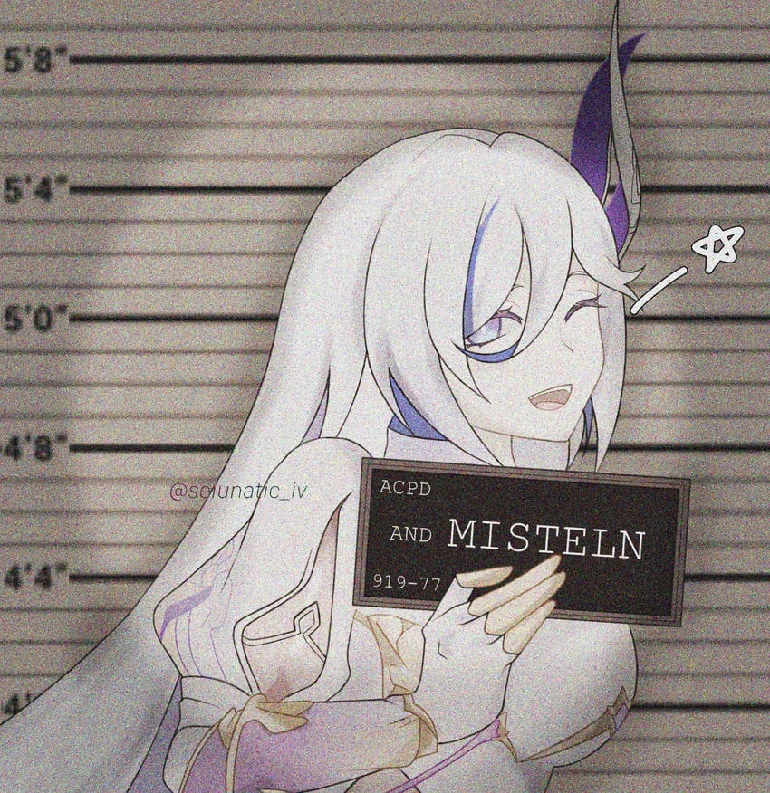misteln schariac (honkai and 2 more) drawn by selunatic_iv