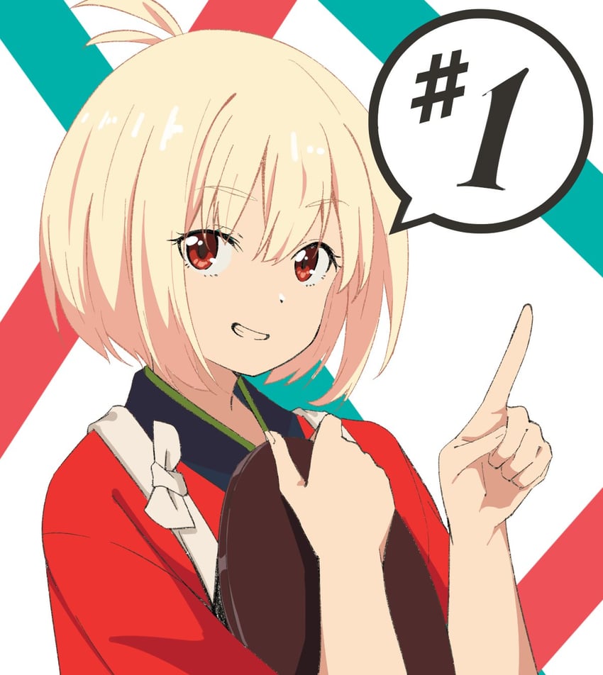 nishikigi chisato (lycoris recoil) drawn by kyu_su_(kyu_su_6464)