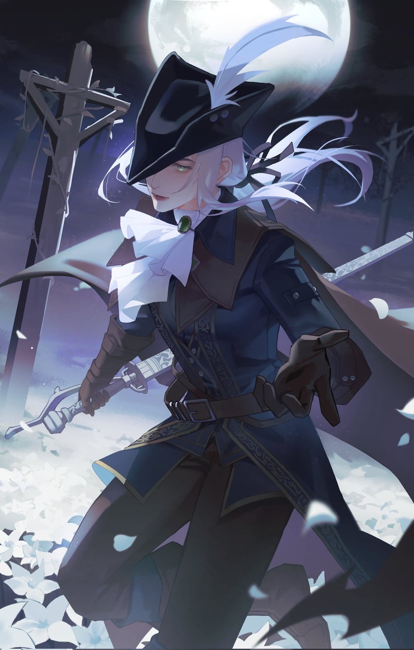 lady maria of the astral clocktower (bloodborne) drawn by geranbb