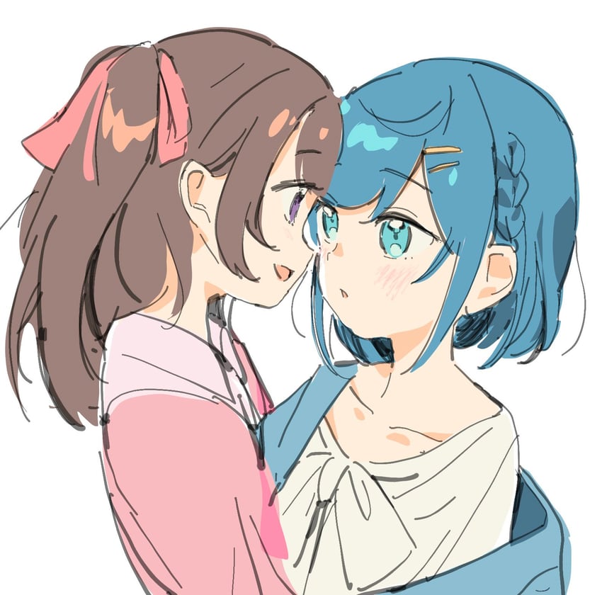 nagomi yui and fuwa kokone (precure and 1 more) drawn by koga_(masaka_panda)