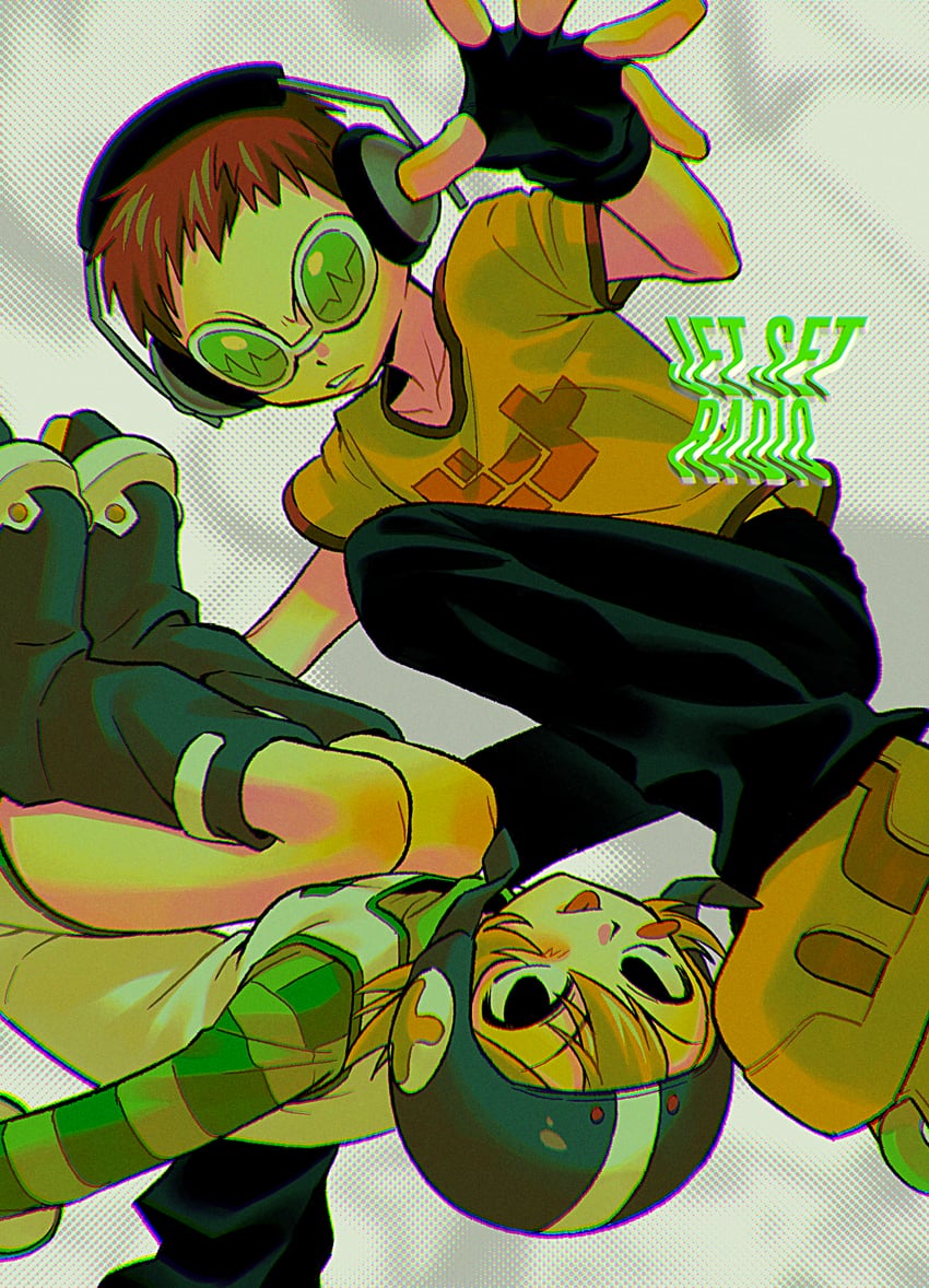 gum and beat (jet set radio) drawn by menma_(enaic31)
