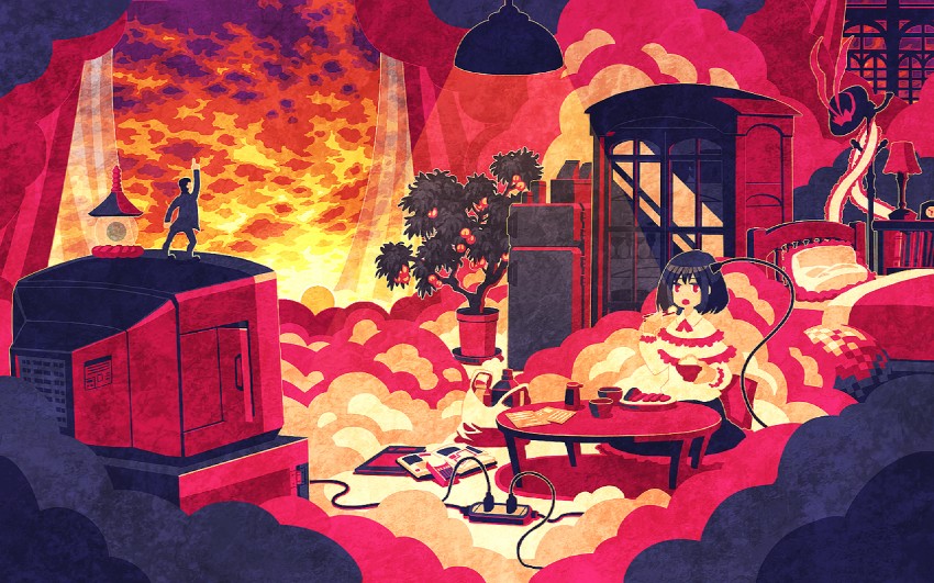 nagae iku (touhou and 1 more) drawn by zounose