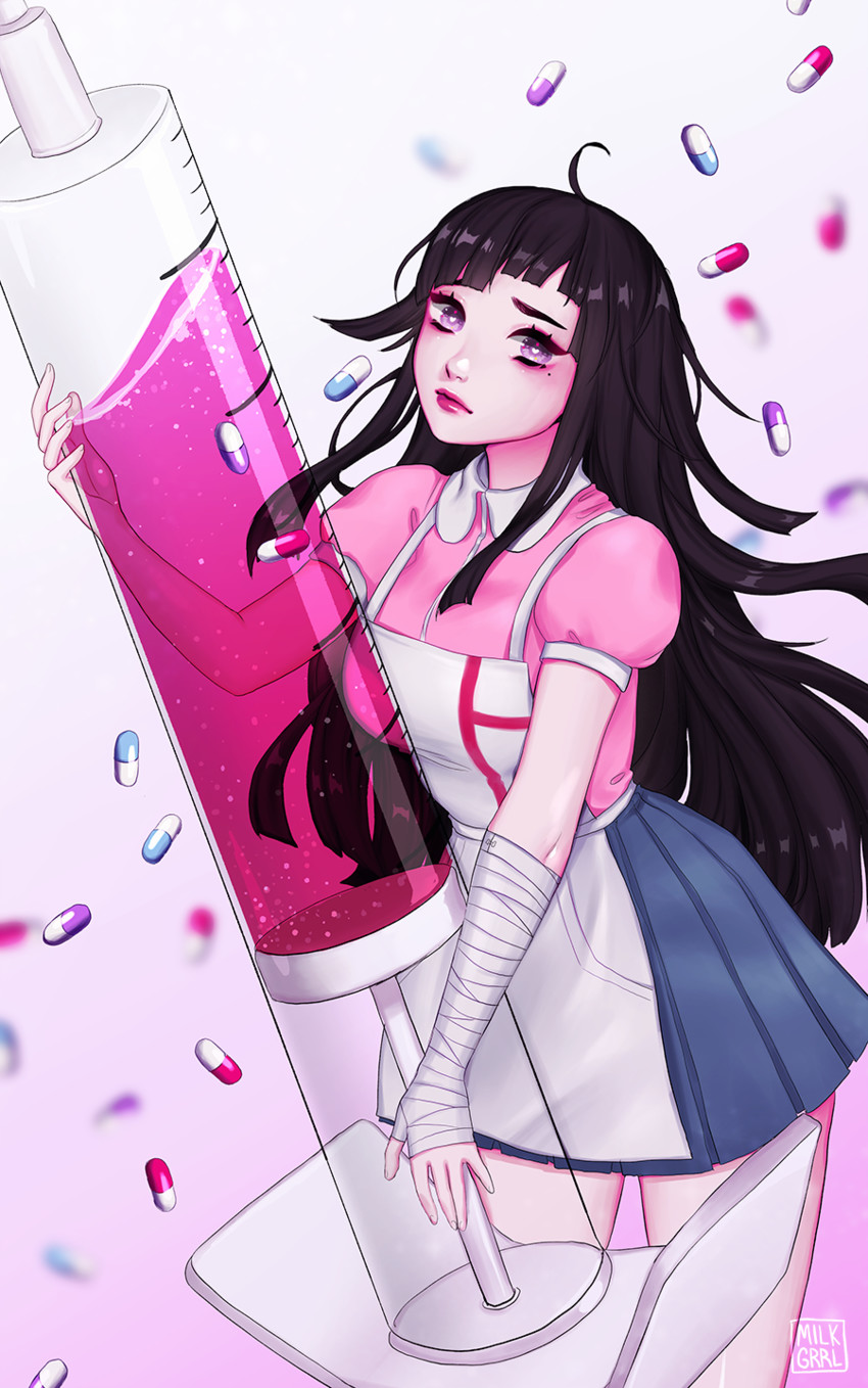tsumiki mikan (danganronpa and 1 more) drawn by shari_cote