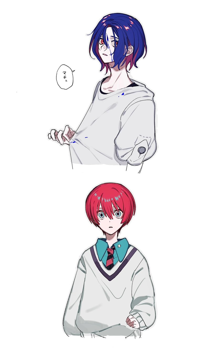 amate yuzuriha and shuji ito (gundam and 1 more) drawn by p_copopo