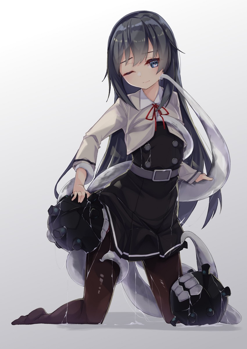 asashio, asashio kai ni, and enemy naval mine (kantai collection) drawn by uut