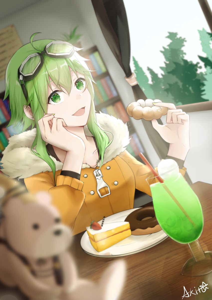 gumi (vocaloid and 1 more) drawn by kinoshita_akira