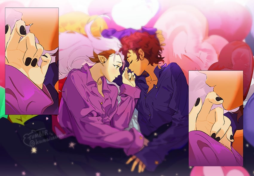 luz noceda and amity blight (the owl house) drawn by kuma20151225