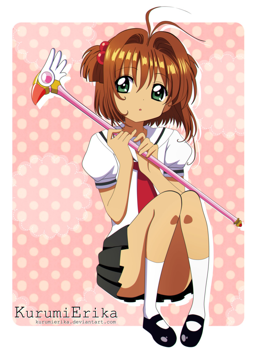 kinomoto sakura (cardcaptor sakura) drawn by meiji_(kurumierika)