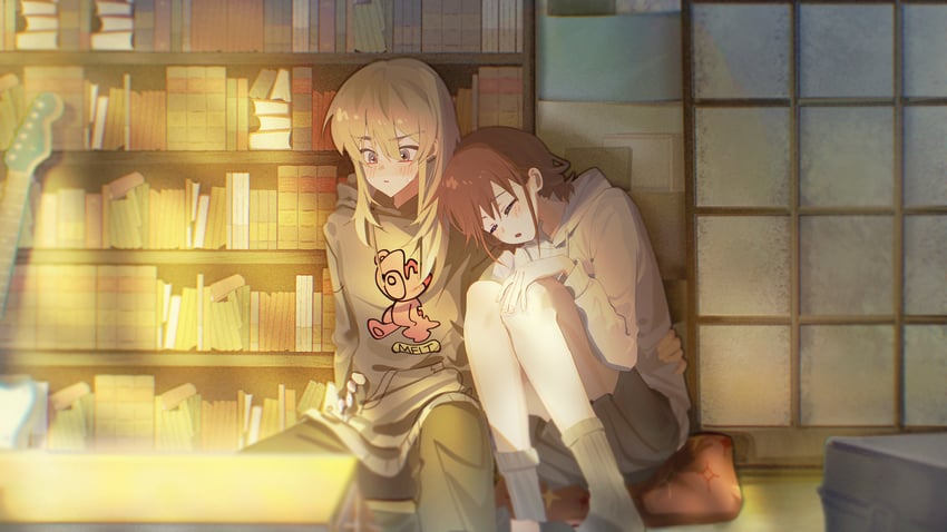 iseri nina and kawaragi momoka (girls band cry) drawn by ydpfa