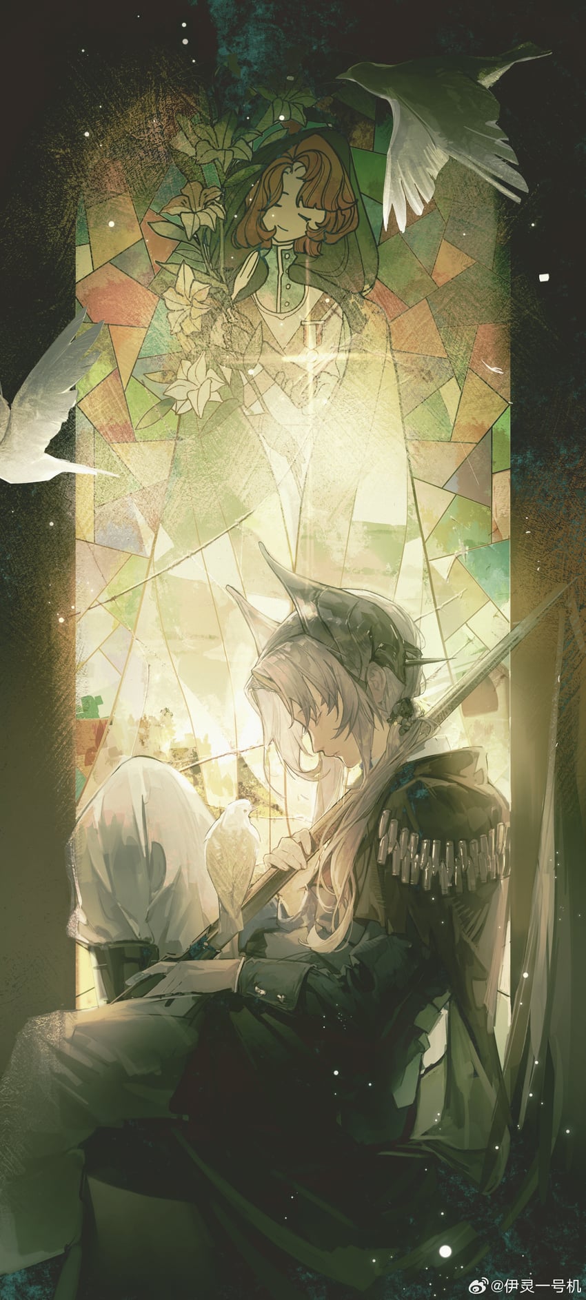 sentinel and marsha (reverse:1999) drawn by yi_ling_yi_hao_ji