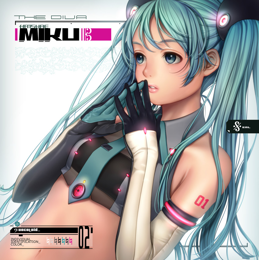 hatsune miku (vocaloid) drawn by masami_chie